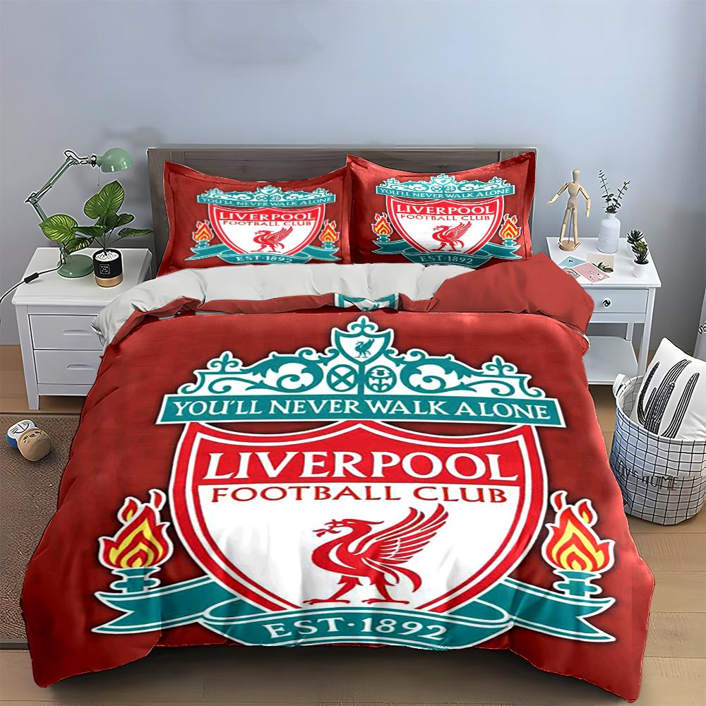 Set Biancheria da Letto Liverpool Football Club Set Biancheria da Letto (1 copripiumino, 2 federe, piumino non incluso)