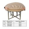 10Pcs/Pack Round/Rectangular Universal Table Cover Elastic Hem Table Protector  Restaurant