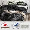 3Pcs Marble Pattern Print Duvet Cover Set, Soft Skin-Friendly Bedding Set Includes 1 Duvet Cover And 2 Pillowcases