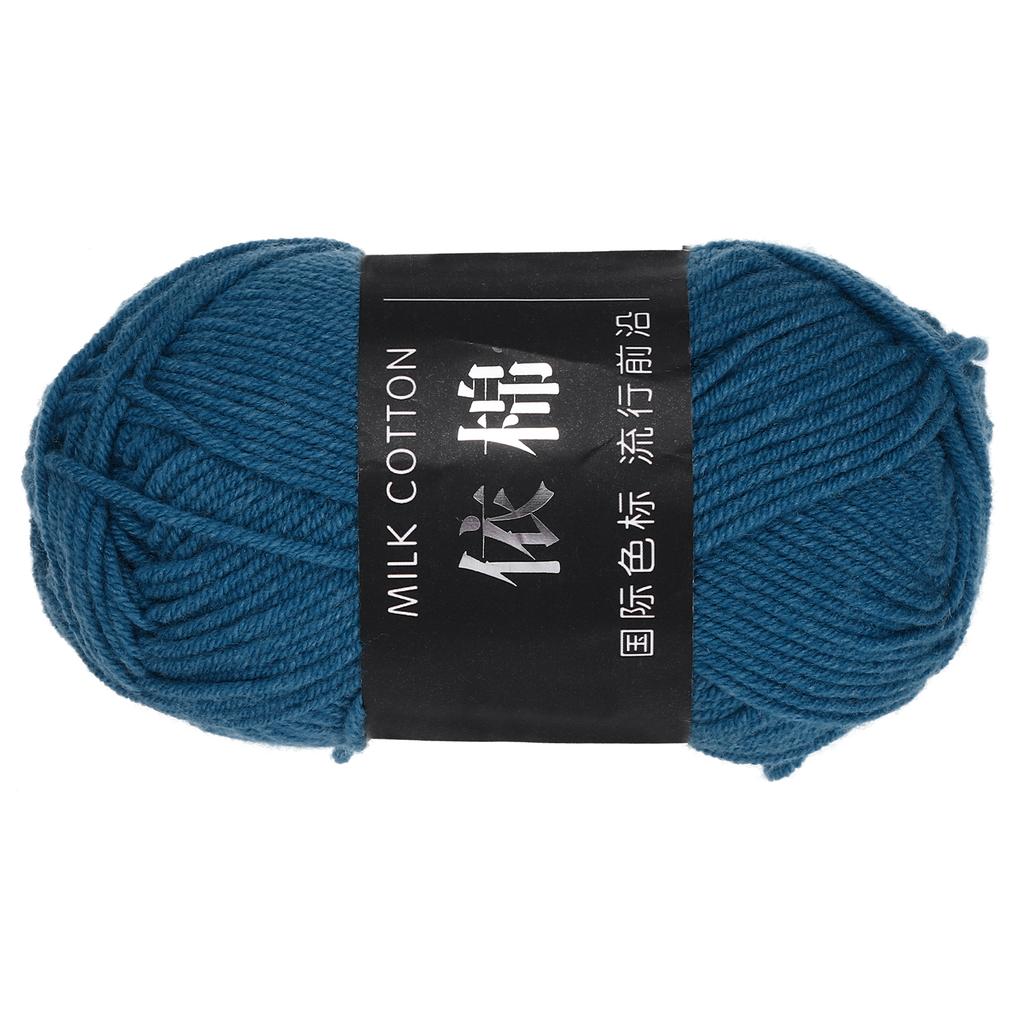 1 Knäuel Baumwollgarn 60% Baumwolle 40% Acryl Strickgarn Häkelgarn Deckengarn zum Häkeln