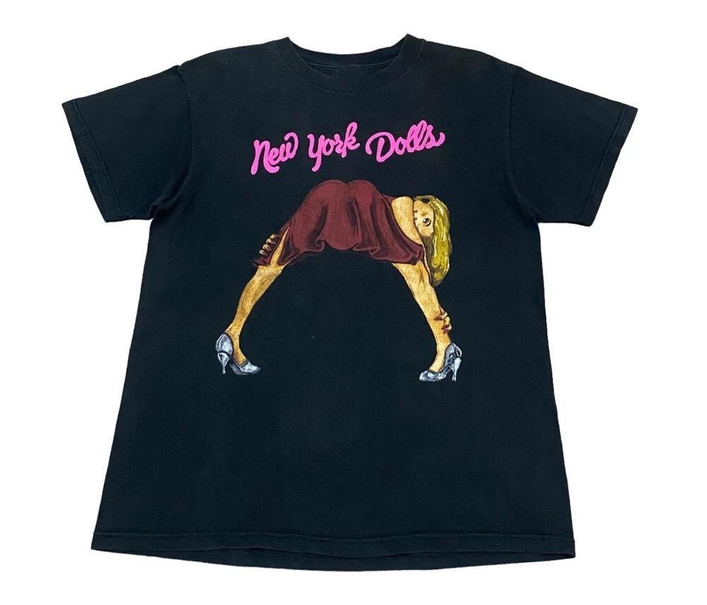 Vtg 90s New York Dolls Band Cotton Black S to 5XL Concert Shirt SG392 Unisex T-Shirt XL