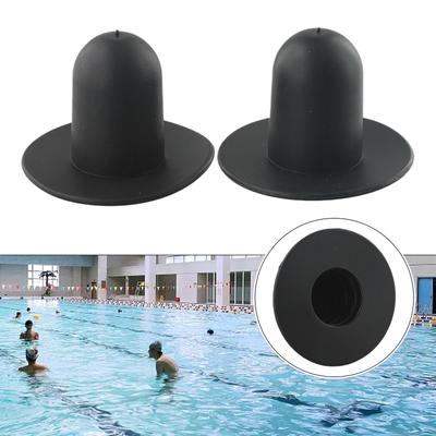Swimming Pool Plugs 2.3 Inches Black Fitting Ground
