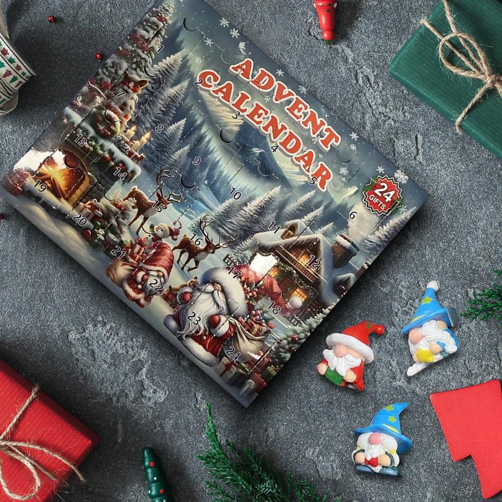 Weihnachts-Countdown-Kalender, 24 Weihnachts-Countdown-Kalender, Weihnachtssets, Weihnachts-Überraschungsparty-Geschenke, Weihnachts-Blindboxen