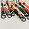 Braided Keychain with Wrist Hook - Durable Outdoor Multi-Color Key Holder for Hiking, Camping & Everyday Use, Camping Accessories