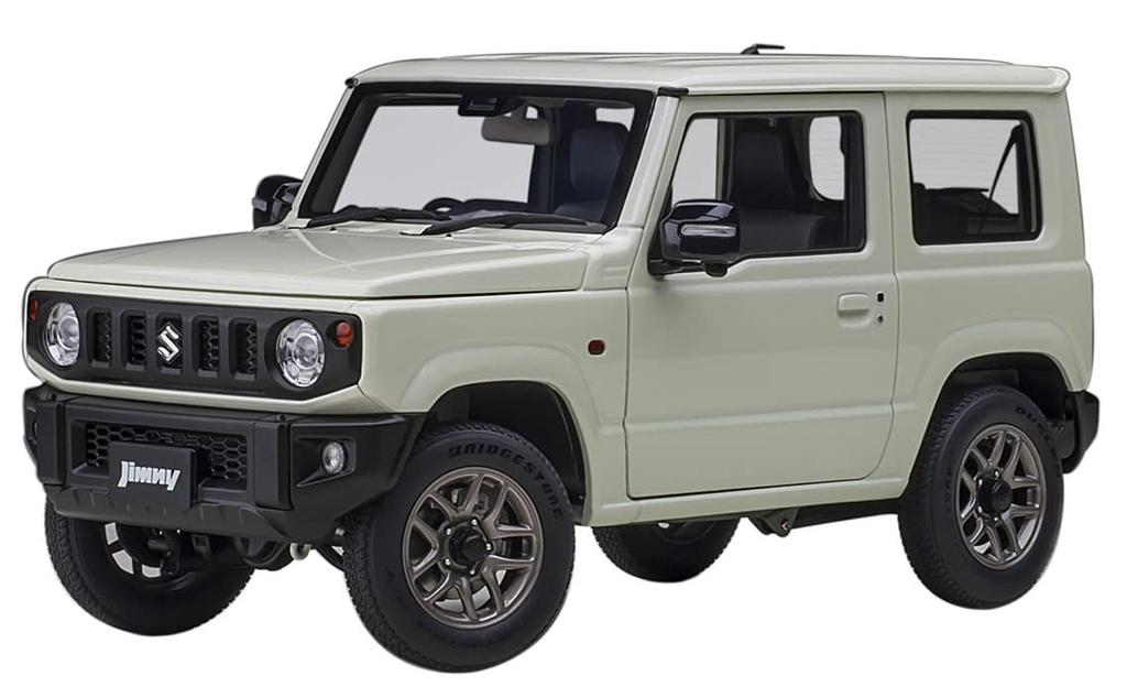 AUTOart 1/18 Scale Suzuki Jimny (JB64) White Pearl Finished Model 78505