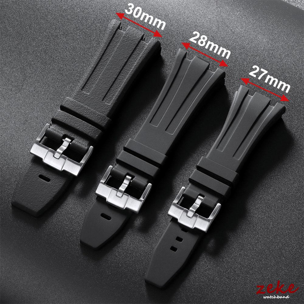 27/28/30mm Silicone Rubber Watchband for AP Royal Oak Offshore 15400 26470 15703 Watch Strap Men Soft Diving Sport Bracelet Band