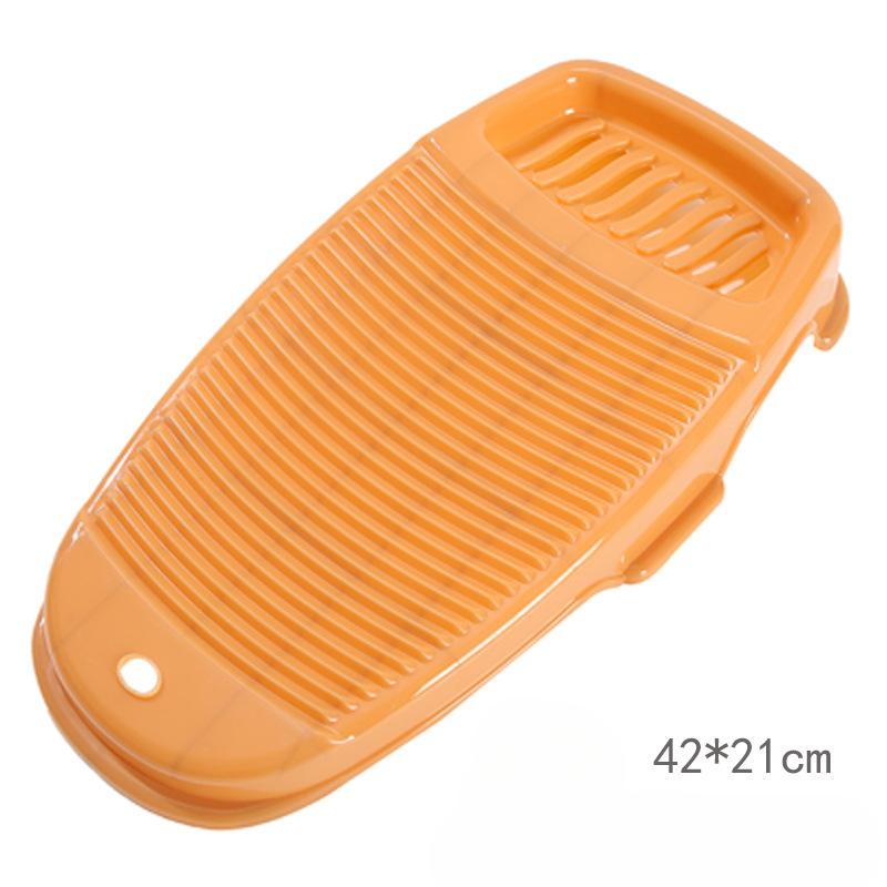 

Thickened Washboard Small Non-Slip Laundry Board For Washing Clothes Household Laundry Basin Plastic Dormitory Laundry Washboard абрикосовий