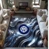 Borussia Dortmund Printed Flannel Area Rug Non Slip Soft Polyester Floor Carpet Indoor Decor Mat for Bedroom Living Room Sofa