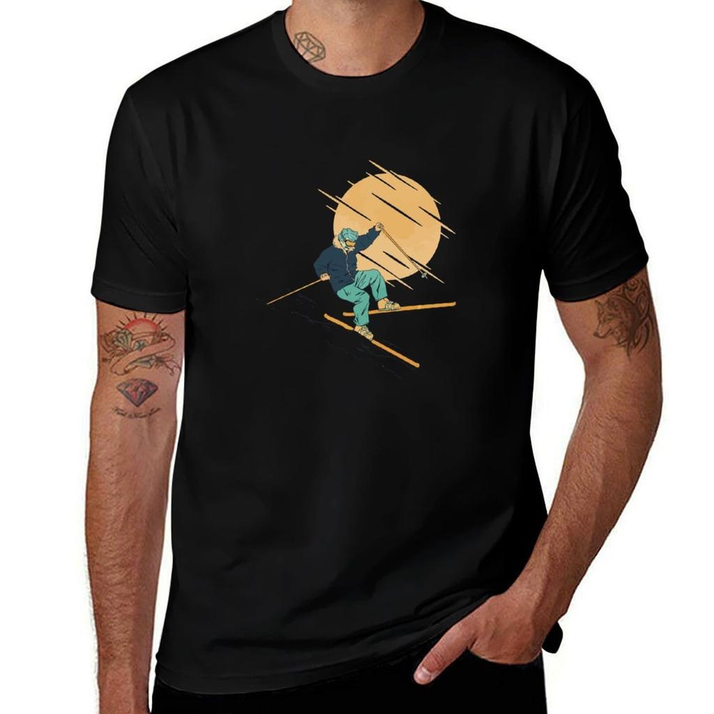 Skiing Tshirt Plus Size Lightweight Top