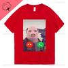 John Pork Is Calling Printed Womes T-Shirt Funny Gift  T Shirt  Fashion Casual Short Sleeve Streetwear Summer Tees