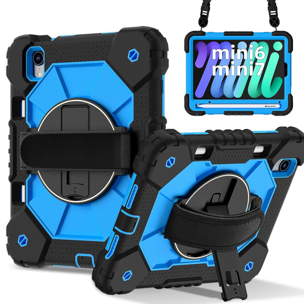 Tablet Protective Case A2 Model Suitable for iPad Mini 6/Mini 7 with Satchel Stand 10 Colors Available