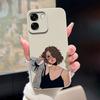 Per Oppo A6 A6x A6s 4G 5G Custodie Carine Cartoni Animati Dolci Ragazze Morbido Silicone Liquido Paracolpi Protettivo Cover Per OppoA6 A6x A6s Fundas