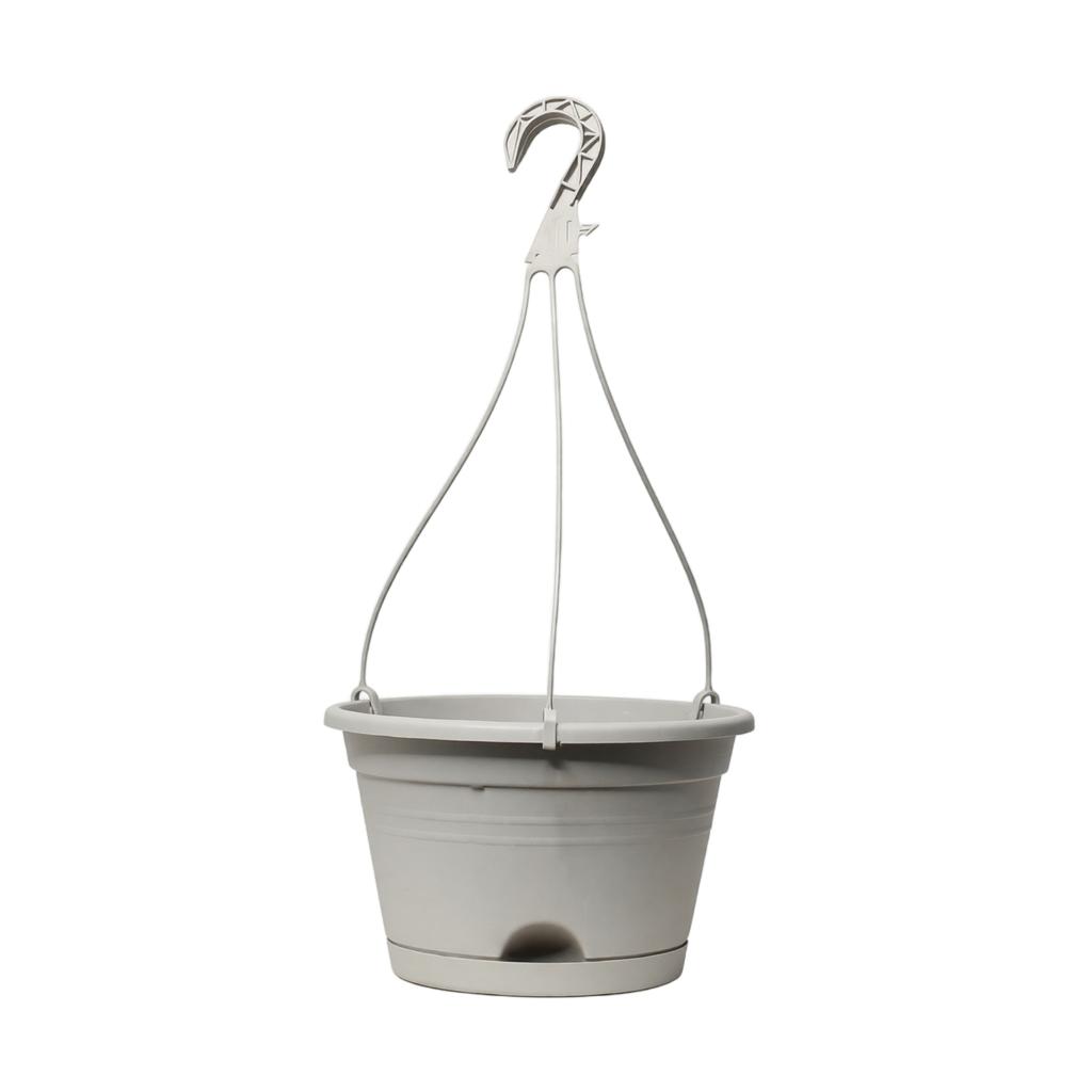 Pot de planteur suspendu en plastique avec crochet pour balcon et jardinage à la maison Pot à fleurs durable et léger adapté à une utilisation intérieure et extérieure