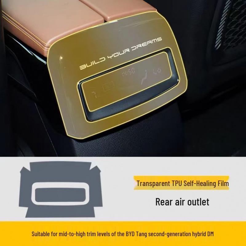 BYD Tang Rongyao Edition DMi Console Screen Interior Film Sticker for 25 Models EVs