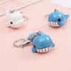 Packaging Decoration Resin Car Key Ring Dolphin Blue Whale Keychain Bag Pendant Keys Holder