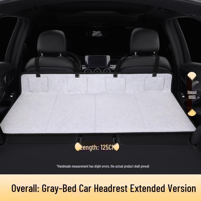 RV Travel Mattress with Headrest for Car Trunk & Rear Seat