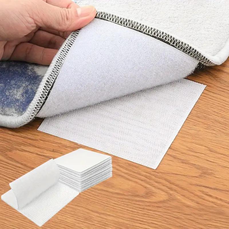 10pair 6cm/2.36inch Self-Adhesive Hook and Loop Tape Dot Double-Sided Adhesive Tape Nylon Sticker With Glue For Home Office