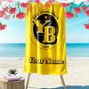 Name Custom BSC Young Boys Print Beach Towel, Large Soft Quick Dry Towel for Beach Camping Swimming