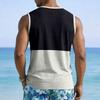 Men’s Sleeveless V-Neck Casual Tank Top with Chest Pocket Relaxed Fit Lightweight Summer Shirt