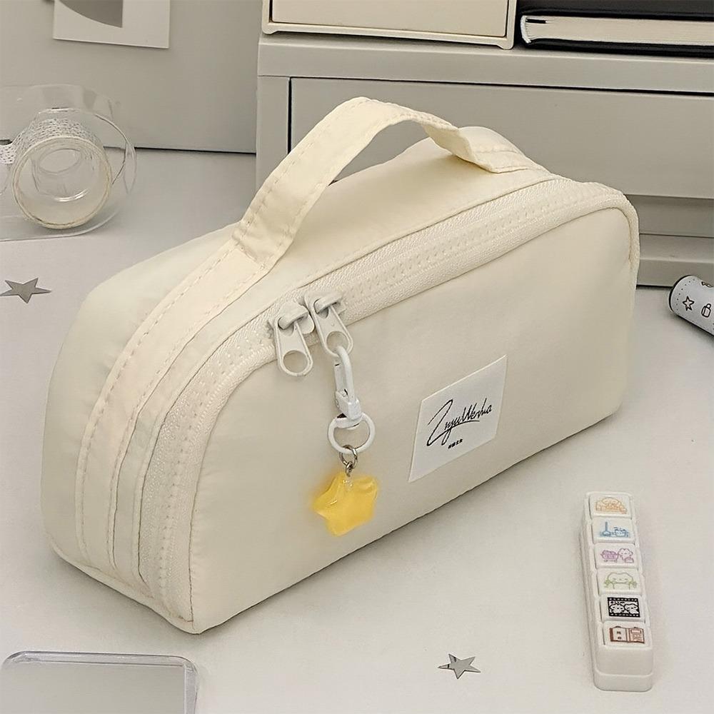 Multi-functional Dachshund Pencil Case Multi Layer Handheld Stationery Pouch Large Capacity Pen Bag Students