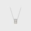 [Stonehenge]] Silver Cylinder Necklace Sc25A21E