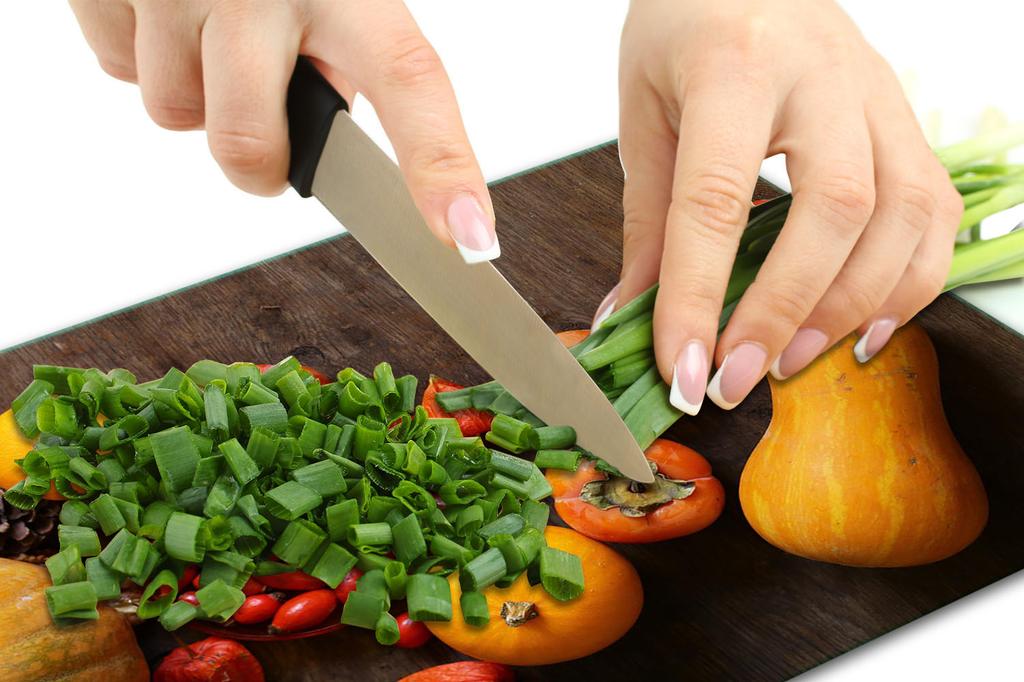 Glass Plate Cutting Board 52X40 Vegetables