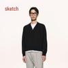 Men's V-Neck Slim Fit Long Sleeve Cardigan