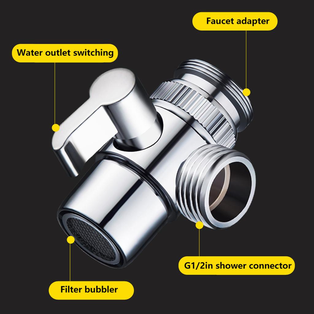 G1/2in Zwei Modi Kopfwasch-Duschkopf Sprüher Zubehör-Set für den Heim- und Friseursalongebrauch
