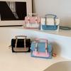 Stylish Color Block Handheld Shoulder Bag For Women In Fresh Summer Design 2024