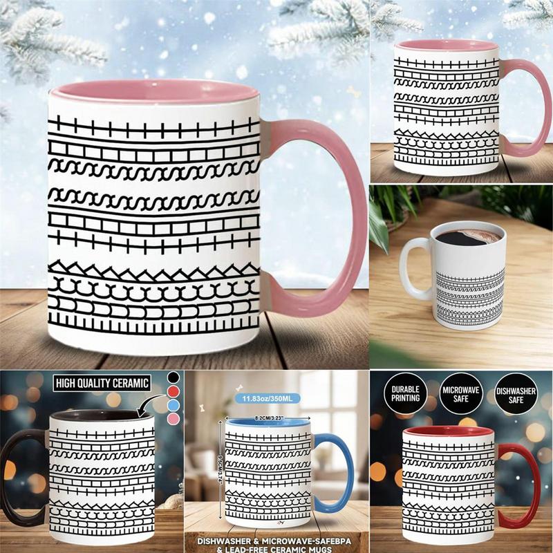 Ceramic Coffee Mug Microwave-Safe Drinking Cup milk cup Desktop Ornament for School Study Living Room Birthday Kitchen Home