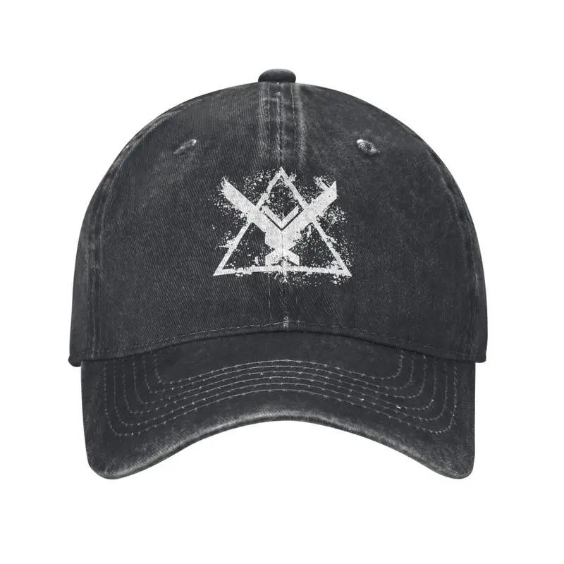 Noble Team Emblem HHalo Game Baseball Caps Vintage Worn Washed Headgear Unisex Outdoor Exercise Hats