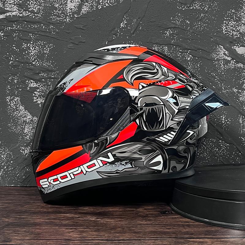 JIEKAI Motorcycle Helmet Men Full Face Casco Moto Double Visor Racing Motocross Helmet Motorbike Capacete Moto Helmets