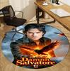 Damon Salvatore Pattern Round Rug, Indoor/Outdoor Mat, for Picnic, Gameroom, Bedroom, Office, Living Room, Home Decor Carpet, Birthday Gift