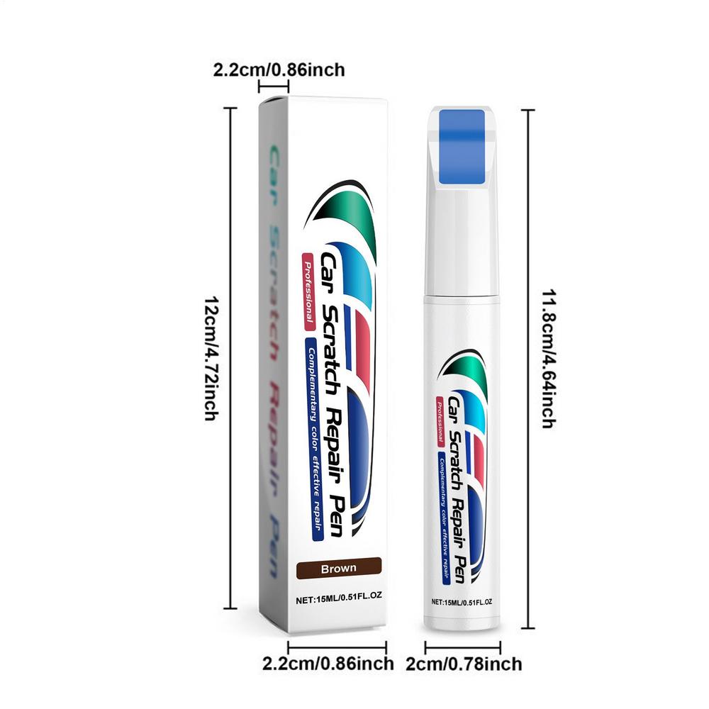 Car Paint Scratch Repair 15ml Quick Touch Up Paint Pen Automotive Scratch Remover Versatile Auto Chip Repair Exterior Repair