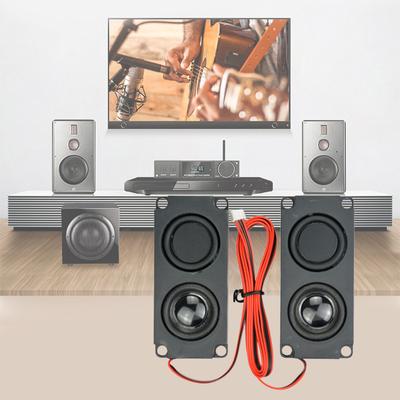 2ks Audio reproduktor Jednomembránový basový počítačový reproduktor DIY pro domácí kino 10045 LED TV reproduktor Audio systém