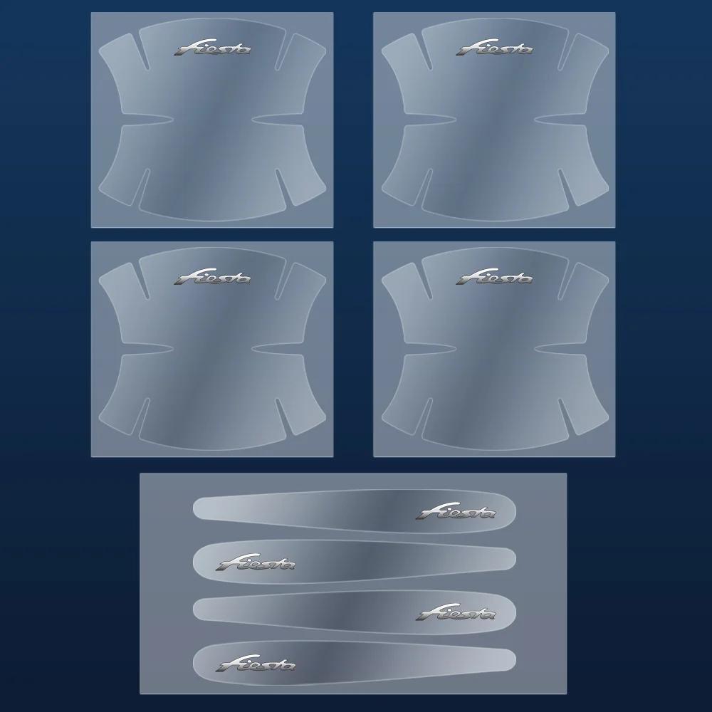 

New 2026 Car Sticker 8pcs Transparent Car Door Handle Protector Film Sticker Anti Scratch Decal For Ford Fiesta Mondeo Fusion Ex