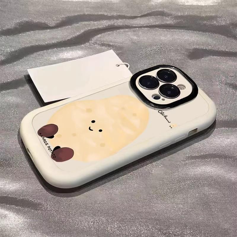 One Big Potato for 12 Apple 16promax Mobile Phone Case IPhone 15plus 13 Protective Case Xs 14