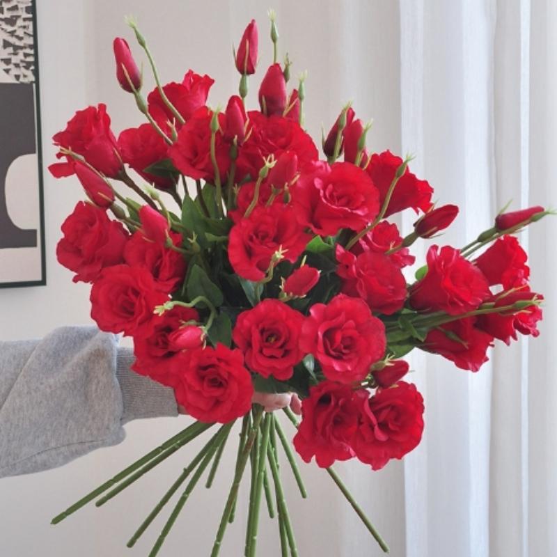 Simulation Flowers Fake Flowers Wedding Floral Arrangement Silk Flower Arrangement Living Room Ornaments Photography Props