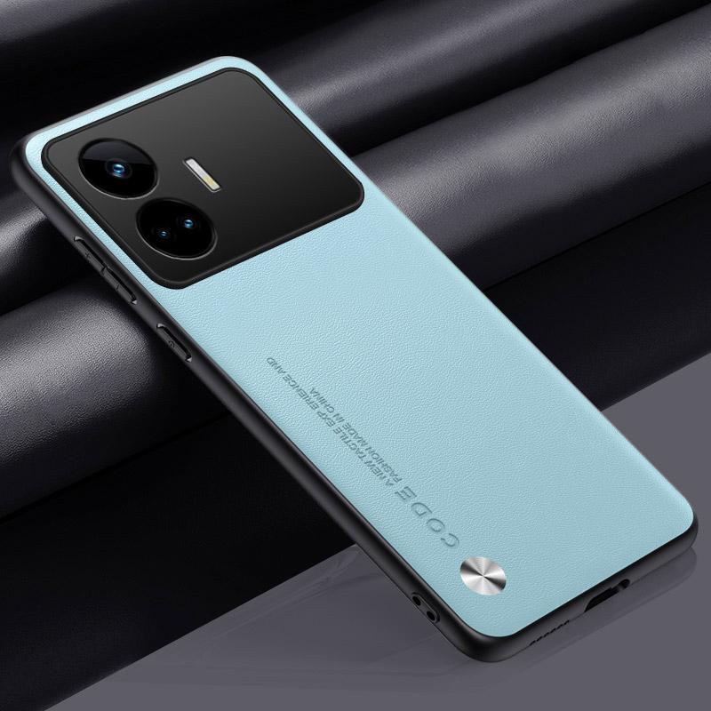 Luxury PU Leather Case For Realme GT Neo 5 SE 5SE Back Cover Matte Silicone Full Protection Phone Case For Realme GT Neo5 SE