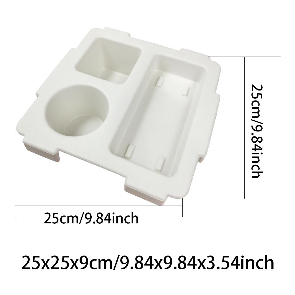 EVA Phone Storage Lid Cup Organizer Holder Rack Bag Top Snack Tray Waterproof Soft Cover Divider for Beach Trip Camping Travel