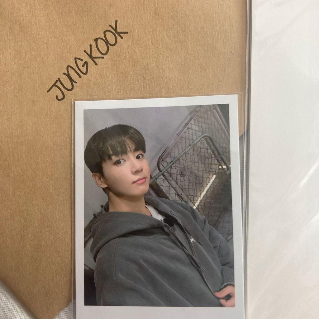 [USED] Rare, Never-worn BTS Jungkook Artist Made Hoodie XL Black with Bonus