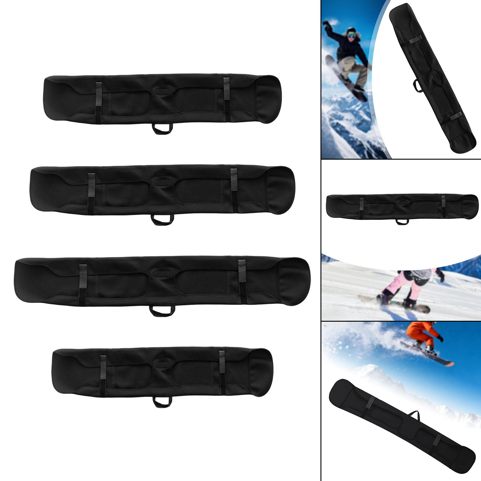 

Professional Snowboard Sleeve Bag Neoprene Waterproof Scratch Resistant Cover for Winter Ski Storage and Travel 136CM