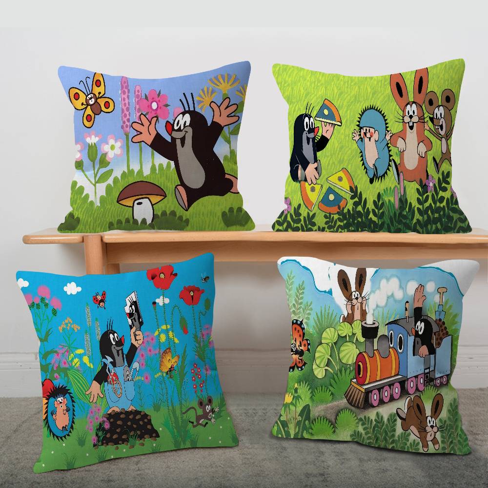 M-Mole K-Krtek Cartoon Cushion Cover Decorative Pillow Sofa Home Decor case pillow cases