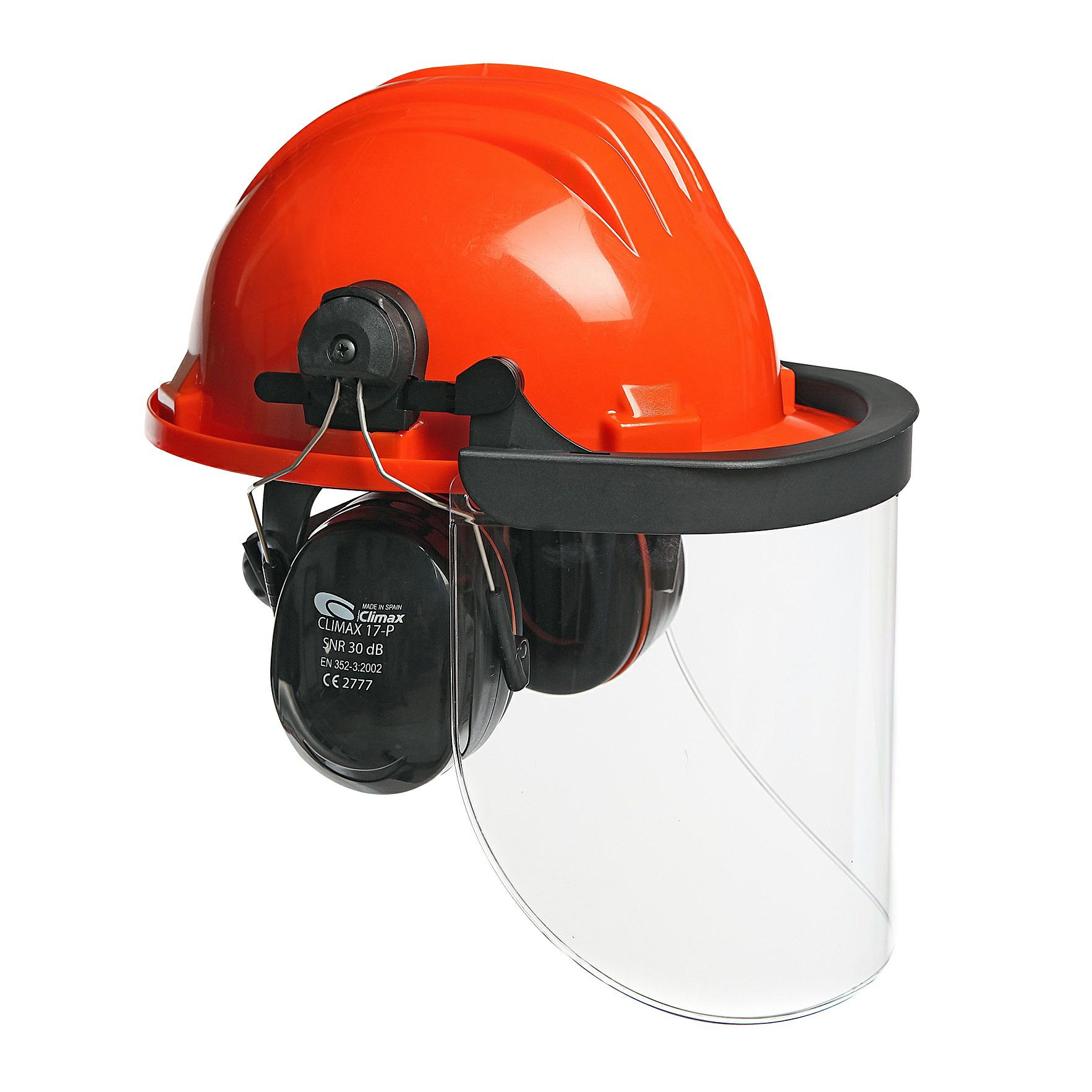 Climax Kask Ochronny Z Osłoną Twarzy