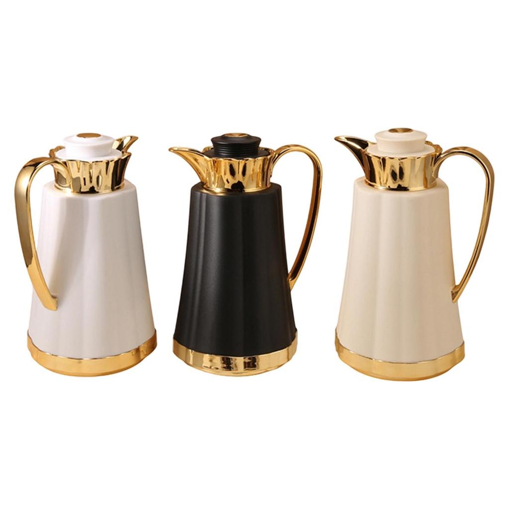 Arabic Insulated Thermal Coffee Carafe, Household Glass Liner Portable Ornament ,Arabic Insulated Kettle Vacuum Pot for Home,
