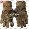 PLAOC81 Tarnfarbenes Balaclava mit Fleecefutter & Handschuh-Set
