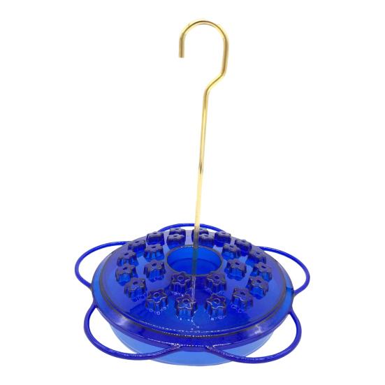 Hummingbird Feeder for Outdoor Hanging Plastic Wildbird Feeder with 24 Feeding Ports And Perch for Outside Patio Garden Lawn Decor