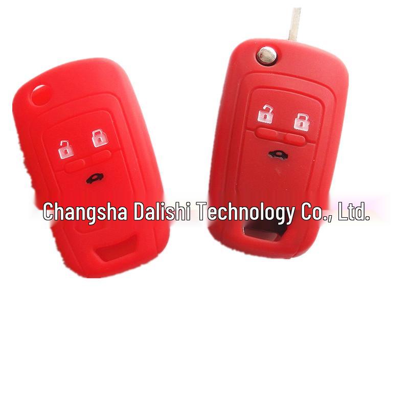 Silicone Key Cover for 3-Button Chevrolet Remote - Multi-Color Protective Shell.