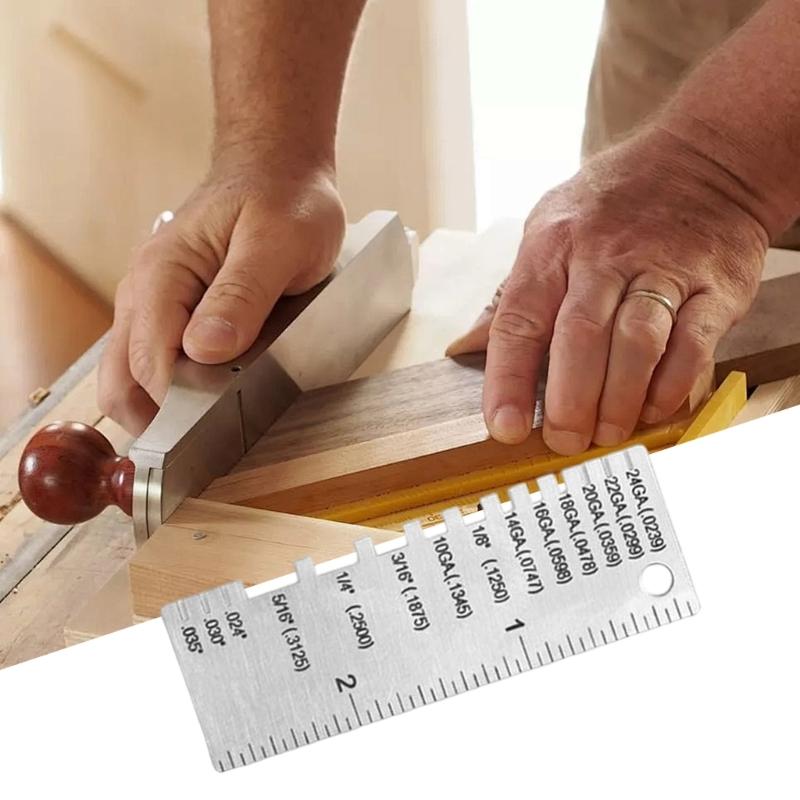 Strong Steel Welding Gauges with Clear Marking Inspection Device for Precise Wire Thickness & Weld Size Measurement