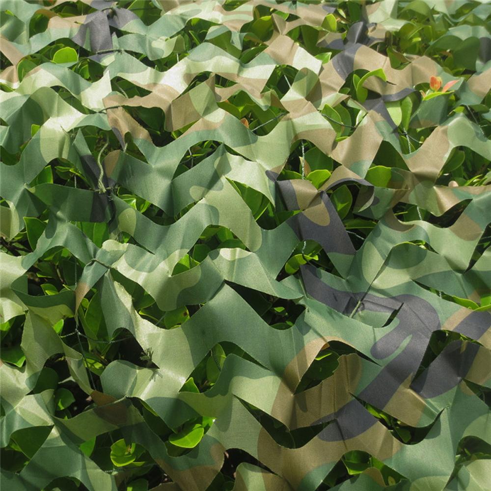 Camouflage Net Outdoor Shade Net Forest Landscape Camping Garden Decoration Sun Shelter Tent for Car Covering Camping Hiking